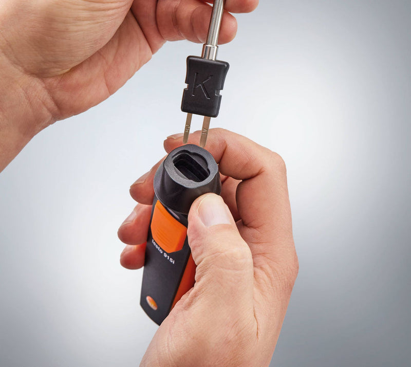 Testo Temperature Probe Kit with Immersion/Penetration, Air and Surface Probe