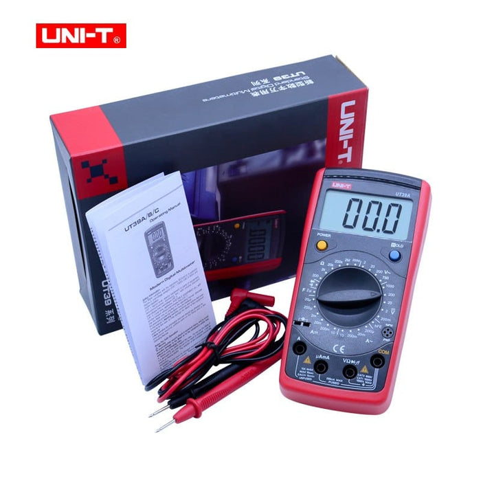 Uni-T UT39C Digital Multimeter AC DC V/A Ohm Temp Hz Multimeter