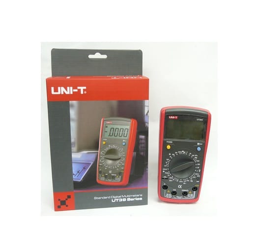 Uni-T UT39C Digital Multimeter AC DC V/A Ohm Temp Hz Multimeter